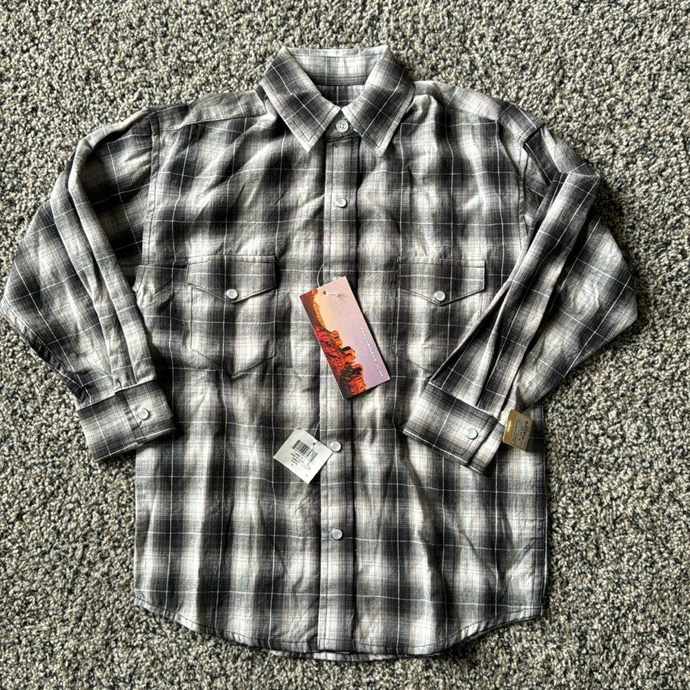NWT Boys Panhandle Slim Pearl Snap